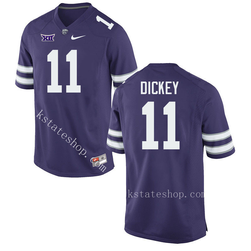 Lynn Dickey Kansas State Jersey,Kansas State Wildcats #11 Lynn Dickey Jersey College Youth-Purple